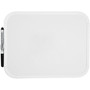 Lorell Personal Whiteboards - 11" (0.9 ft) Width x 8.5" (0.7 ft) Height - White Melamine Surface - White Plastic Frame - Rectangle
