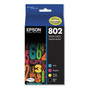 Epson T802520-S (802) DURABrite Ultra Ink, 650 Page-Yield, Cyan/Magenta/Yellow