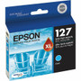 Epson DURABrite T127220-S Original Inkjet Ink Cartridge - Cyan - 1 Each - Inkjet - Cyan