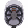 Ergodyne 8966 Lightweight Cap-Style Hard Hat - Recommended for: Head, Construction, Oil & Gas, Forestry, Mining, Utility, Industrial - Sun, Rain Protection - Strap Closure - High-density Polyethylene (HDPE) - White