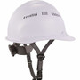 Ergodyne 8966 Lightweight Cap-Style Hard Hat - Recommended for: Head, Construction, Oil & Gas, Forestry, Mining, Utility, Industrial - Sun, Rain Protection - Strap Closure - High-density Polyethylene (HDPE) - White