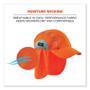 ergodyne Chill-Its 6650 High-Performance Hat Plus Neck Shade, Polyester, One Size Fits Most, Orange