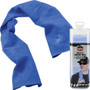 Ergodyne Chill-Its 6602 Evaporative Cooling Towel - Blue - Polyvinyl Alcohol (PVA)