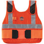 ergodyne Chill-Its 6215 Premium FR Phase Change Cooling Vest with Packs, Modacrylic Cotton, Large/X-Large, Orange