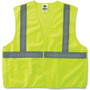 Ergodyne Lime Econo Breakaway Vest - Small/Medium - Lime - Reflective, Machine Washable, Lightweight, Hook & Loop Closure, Pocket