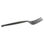 Dixie Plastic Cutlery, Heavy Mediumweight Forks, Black, 100/Box (DXEFM507) View Product Image