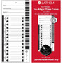 Lathem E16 Tru-Align Time Cards - 150 lb - 4" x 9" Sheet Size - White Sheet(s)