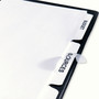 Avery Print and Apply Index Maker Clear Label Dividers, Copiers, 8-Tab, 11 x 8.5, White, 5 Sets