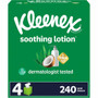 Kleenex Soothing Lotion Tissues - 3 Ply - WhiteBox - 60/Box - (KCC54289)