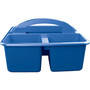 Deflecto Antimicrobial Kids Storage Caddy - 3 Compartment(s) - (DEF39505BLU)