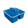 Deflecto Antimicrobial Kids Storage Caddy - 3 Compartment(s) - (DEF39505BLU)