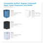 Georgia Pacific Professional SofPull Center-Pull Perforated Paper Towels, 1-Ply, 7.8 x 15, White, 320/Roll, 6 Rolls/Carton