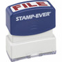 Trodat Pre-inked FILE Message Stamp - Message Stamp - FILE - 0.56" Impression Width x 1.69" Impression Length - Red