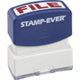 Trodat Pre-inked FILE Message Stamp - Message Stamp - FILE - 0.56" Impression Width x 1.69" Impression Length - Red