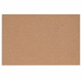 U Brands Frameless Cork Canvas Bulletin Board - 24" Board Height x 36" Board Width - Natural Cork Surface - Self-healing, Durable, Mounting System, Tackable, Frameless