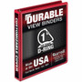 Samsill Durable Three-Ring View Binder - 1" Binder Capacity - 225 Sheet Capacity - 3 Ring(s) - Fastener(s): D-Ring - Pocket(s): 2, Internal - (SAM16433)
