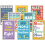 Teacher Created Resources Math Fun Posters - 11" Width x 17" Height