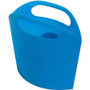 Deflecto Antimicrobial Kids Mini Tote Blue - External Dimensions: 8" Width x 5.4" Depth x 2" Height - Plastic - Blue - For Art Supplies, Crayon