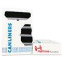 AccuFit Linear Low Density Can Liners with AccuFit Sizing, 32 gal, 0.9 mil, 33" x 44", Black, 20 Bags/Roll, 5 Rolls/Carton