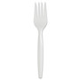 Dixie SmartStock Plastic Cutlery Refill, Fork, 5.8", Series-B Mediumweight, White, 40/Pack, 24 Packs/Carton (DXESSF21P) View Product Image