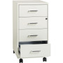 NuSparc Mobile Storage Cabinet - 14.2" Width x 18" Depth x 26.5" Height - (NPRVF418DMWE)