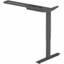 Lorell Sit-Stand 3rd-Leg Base - Black Base - 275 lb Capacity - Height Adjustable - 45" Height x 51.60" Width x 26.40" Depth - Assembly Required
