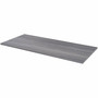 Lorell Multipurpose Tabletop - 30" Width x 66" Depth x 1" Thickness - Band Edge - Weathered Charcoal, Laminate Table Top - For Conference Table, Office