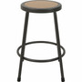 Lorell Metal Shop Stool - Wood, Medium Density Fiber (MDF) Seat Material - (LLR83080)