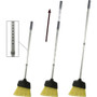 Unger Telescopic Ergo Dust Pan with Broom, 12w x 45h, Metal, Gray/Silver (UNGEDTBG) View Product Image