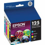Epson DURABrite 125 Original Inkjet Ink Cartridge - Black, Cyan, Magenta, Yellow - 4 / Pack - Inkjet - Black, Cyan, Magenta, Yellow