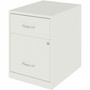 NuSparc File Cabinet - 14.2" Width x 18" Depth x 19" Height - 2 x Drawer(s) for File, Box - Letter - Vertical - Locking Drawer, Glide Suspension, Nonporous Surface