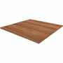Lorell Hospitality/Conference Tabletop - 42" Width x 1" Thickness x 42" Length - Band Edge - Walnut Table Top - For Reception Area, Conference Table, Breakroom, Lobby, Meeting, Office