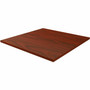 Lorell Hospitality/Conference Tabletop - 36" Width x 1" Thickness x 36" Length - Band Edge - Mahogany Table Top - Sturdy - For Reception Area, Conference Table, Breakroom, Lobby, Meeting, Office