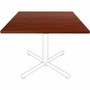 Lorell Hospitality/Conference Tabletop - 36" Width x 1" Thickness x 36" Length - Band Edge - Mahogany Table Top - Sturdy - For Reception Area, Conference Table, Breakroom, Lobby, Meeting, Office