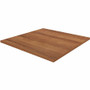 Lorell Hospitality/Conference Tabletop - 36" Width x 1" Thickness x 36" Length - Band Edge - Walnut Table Top - For Reception Area, Conference Table, Breakroom, Lobby, Meeting, Office