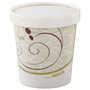 SOLO Flexstyle Double Poly Food Combo Packs, 16 oz, Symphony, Paper, 25 Combos/Sleeve, 10 Sleeves/Carton