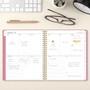 Cambridge WorkStyle Focus Planner - Weekly, Monthly - 12 Month - January 2026 to December 2026 - 1 Week, 1 Month Double Page Layout - 7" x 8 3/4" Sheet Size