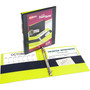 Avery 1/2" Two-Tone View 3-Ring Binder With Pockets - 1/2" Binder Capacity - Letter - 8 1/2" x 11" Sheet Size - 135 Sheet Capacity - 45/64" Spine Width - 135 x 0.50" Ring - AVE17241