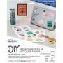 Avery Surface Safe Printable Decal Stickers - x 8 1/2" Width x 11" Length - Removable Adhesive - Rectangle - Inkjet, Laser - Matte - White - AVE61512