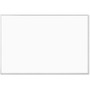 U Brands Melamine Non-Magnetic Dry-Erase Board - 72" (6 ft) Width x 48" (4 ft) Height - White Melamine Surface - Silver Aluminum Frame - Rectangle - Horizontal/Vertical