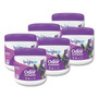 BRIGHT Air Super Odor Eliminator, Lavender and Fresh Linen, Purple, 14 oz Jar, 6/Carton