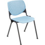 KFI Stacking Chair - Sky Blue Seat Color - Polypropylene Seat Material - Sky Blue Back Color - Polypropylene Back Material - Steel Frame Material