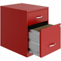 NuSparc File Cabinet - 14.2" Width x 18" Depth x 19" Height - 2 x Drawer(s) for File, Box