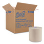 Scott Essential 100% Recycled Fiber Hard Roll Towel, 1-Ply, 8" x 700 ft, 1.75" Core, Brown, 6 Rolls/Carton