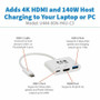 Tripp Lite series U444-06N-H4U-C3 HDMI/USB/USB-C Audio/Video Adapter - TRPU44406NH4UC3