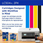Brother Original High Yield Inkjet Ink Cartridge - BRTLC504XL2PKS