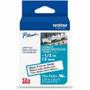 Brother Genuine P-touch TZeFX231 BK on WHT Label Tape, Flexible ID Laminated, 12mmX8m - BRTTZEFX231G
