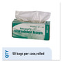 AbilityOne 8105013994793, SKILCRAFT Heavy-Duty Shredder Bags, 39 gal Capacity, 50/BX