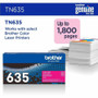 Brother TN635M Original Standard Yield Laser Toner Cartridge - BRTTN635M