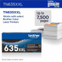 Brother Original Super High Yield Laser Toner Cartridge - BRTTN635XXLBK
